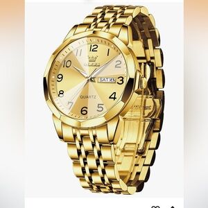 OLEVS Watch for Men Women Large Face Unisex Diamond Luxury Dress